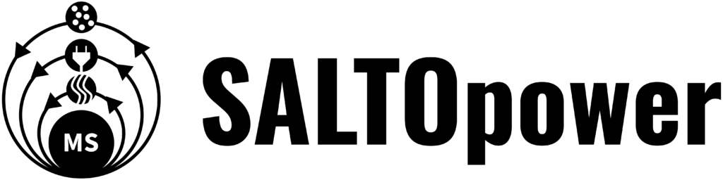 black version of saltopower logotype