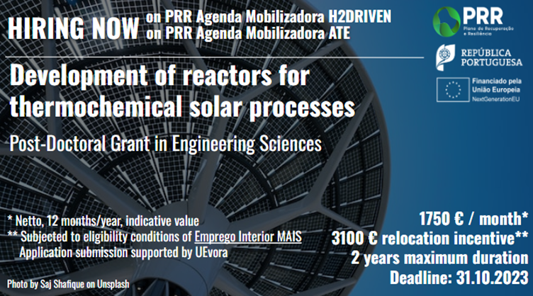 Development of reactors for thermochemical solar processes